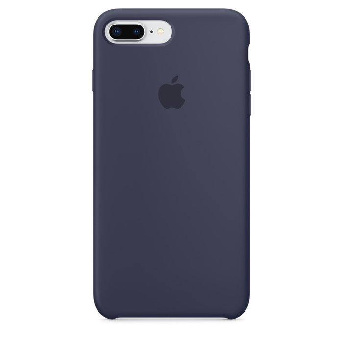 Силиконовый чехол накладка Apple Silicone Case для iPhone 8 Plus Тёмно-синий - Изображение 19129
