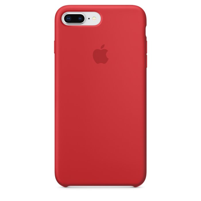 Силиконовый чехол накладка Apple Silicone Case для iPhone 7 Plus Красный - Изображение 19159