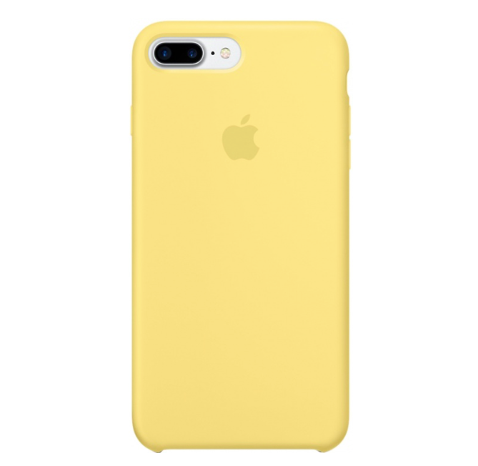 Силиконовый чехол накладка Apple Silicone Case для iPhone 8 Plus Желтый - Изображение 19191