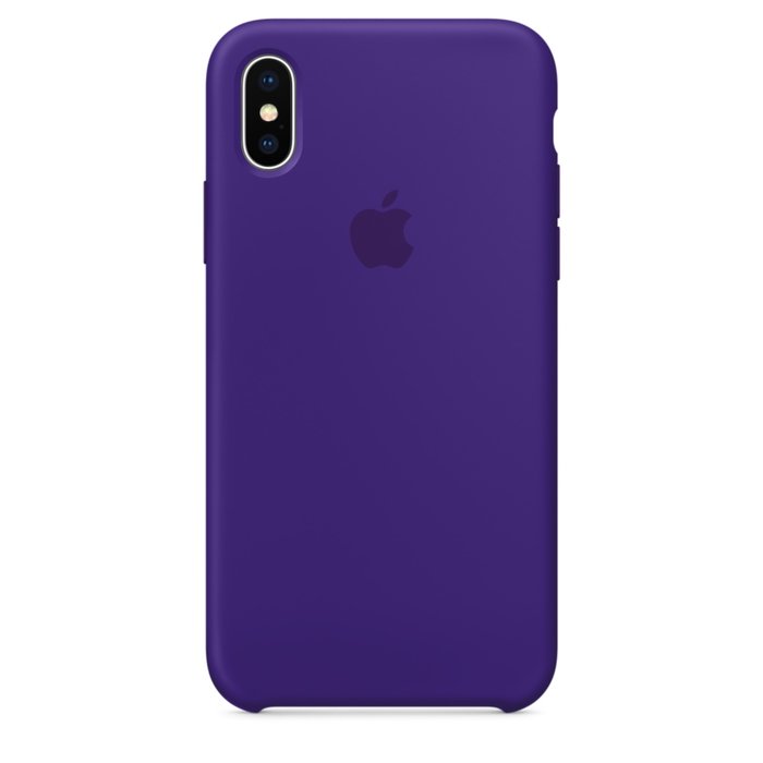 Силиконовый чехол Apple Silicone Case для iPhone X Ультрафиолет - Изображение 19309