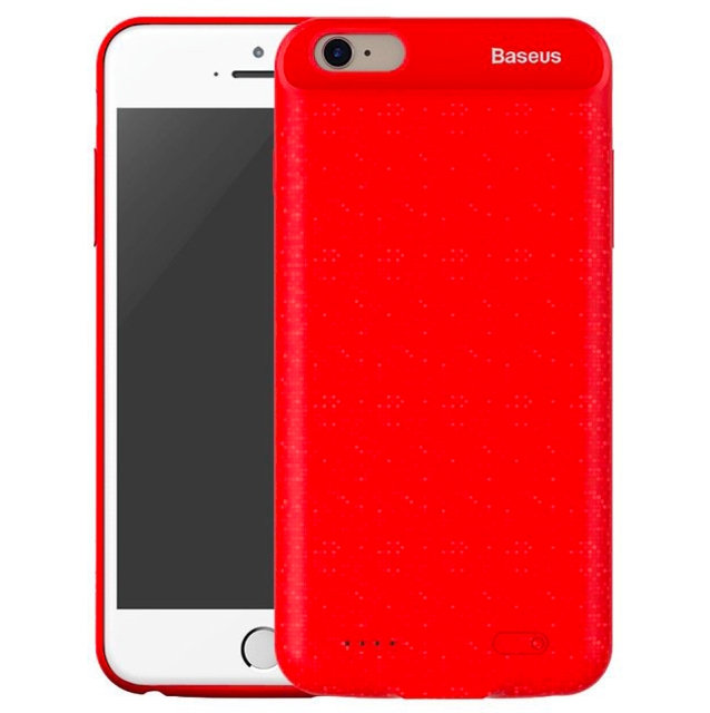 Чехол-аккумулятор Baseus Power Bank Case для iPhone 6/6S Plus Красный - Изображение 19943