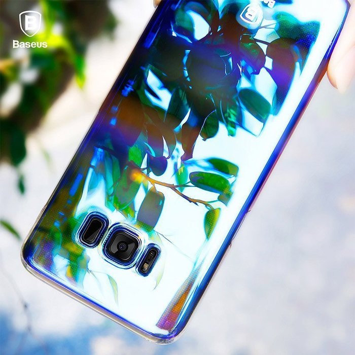 Чехол накладка Baseus Glaze для Samsung Galaxy S8 Розовый - Изображение 6871