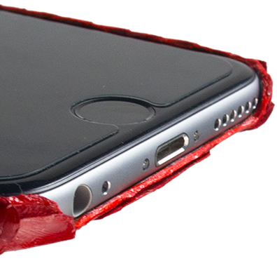 Чехол из кожи Игуаны для iPhone 6 Plus / 6s Plus Красный - Изображение 20143