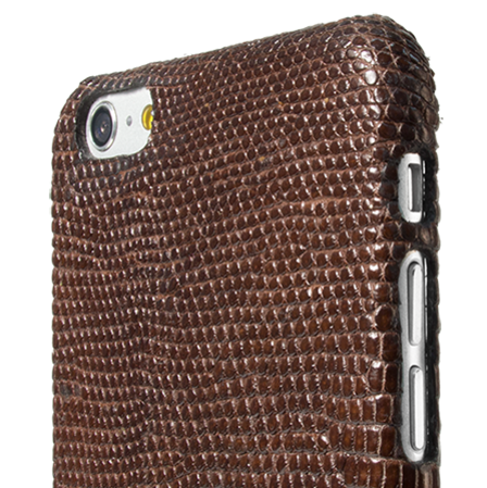 Чехол из кожи Игуаны для iPhone 6 Plus / 6s Plus Коричневый - Изображение 20149