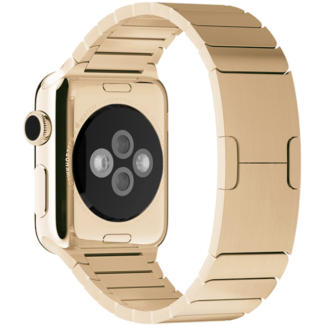 Браслет блочный для Apple Watch 2 / 1 (42мм) Золотой - Изображение 20323