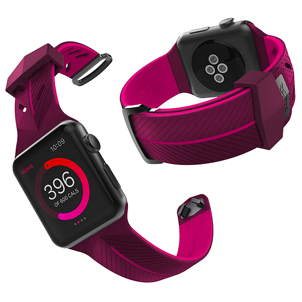 Ремешок X-Doria Action Band для Apple Watch 38мм 1/2/3 Малиново-розовый - Изображение 20341