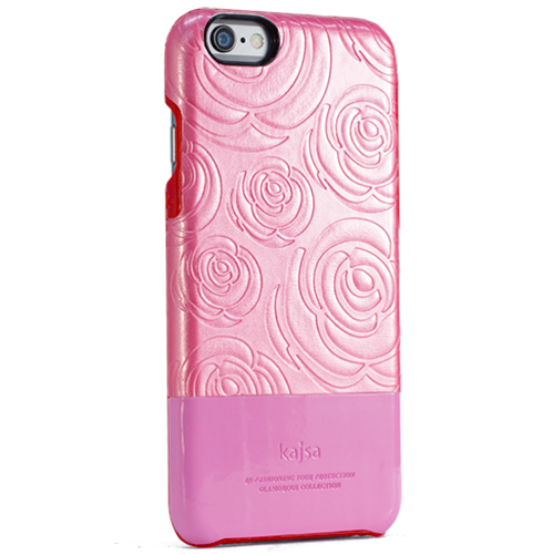 Чехол накладка Kajsa Glossy Rose для iPhone 6 Plus / 6S Plus Розовый - Изображение 20537