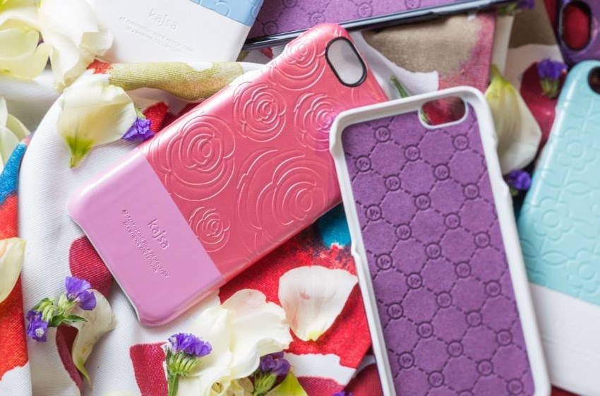 Чехол накладка Kajsa Glossy Rose для iPhone 6 Plus / 6S Plus Розовый