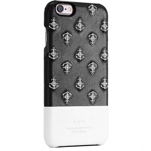 Чехол накладка Kajsa Anchor для iPhone 6 Plus / 6S Plus Черный - Изображение 20575