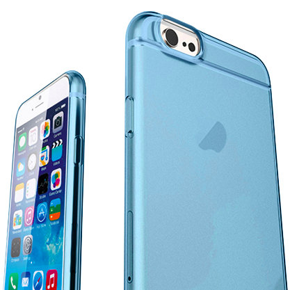 Накладка Baseus Slim 0.3mm для iPhone 6 Plus / 6s Plus Синяя - Изображение 20605