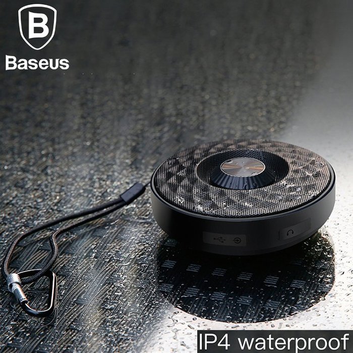 Портативная Bluetooth колонка с флэшкой Baseus E03 Waterproof Серебро - Изображение 20973