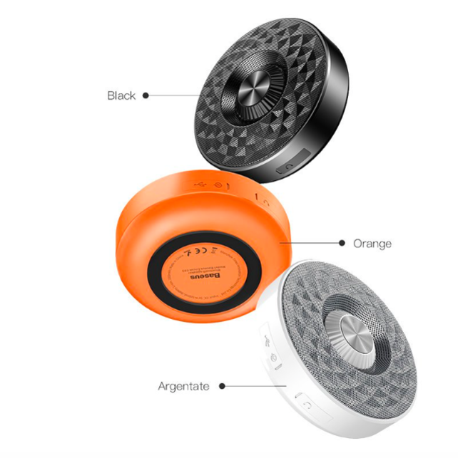 Портативная Bluetooth акустика с флешкой Baseus E03 Waterproof Оранжевая - Изображение 20999