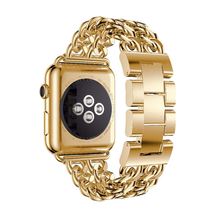 Браслет стальной для Apple Watch (42мм) Золото - Изображение 21459