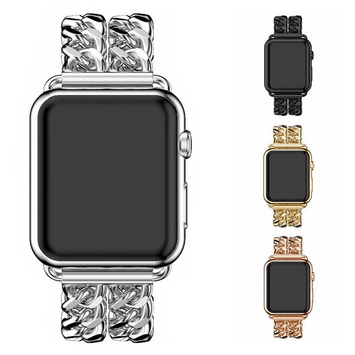 Браслет стальной для Apple Watch (42мм) Золото - Изображение 21465