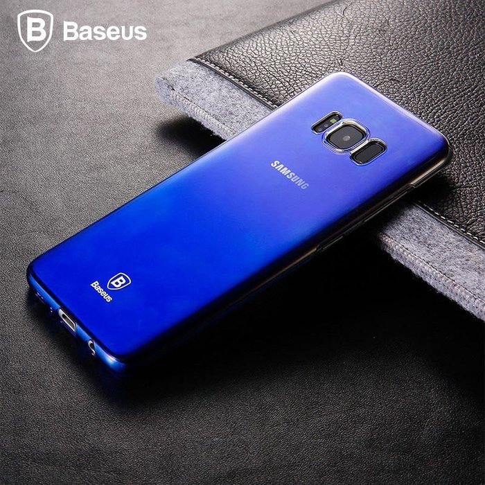 Чехол накладка Baseus Glaze для Samsung Galaxy S8 Синий - Изображение 6889