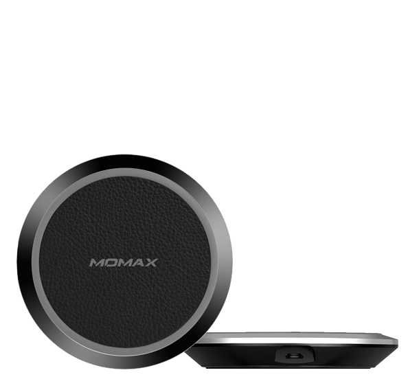 Быстрая беспроводная зарядка Momax Q.Pad Wireless Charger Черная - Изображение 21880