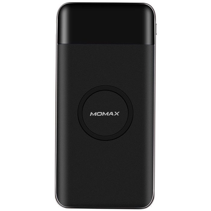 Беспроводная зарядка + Внешний аккумулятор Momax iPower Air 10000 mAh Черный - Изображение 21910