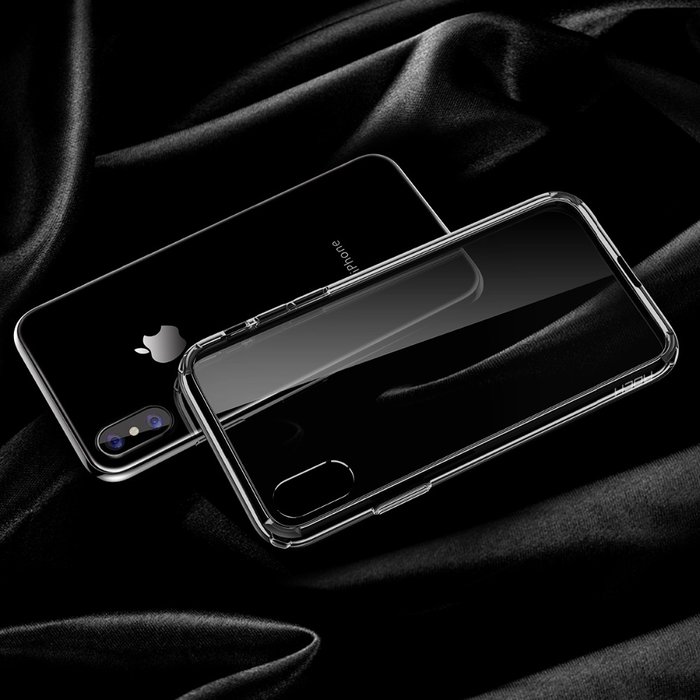 Чехол накладка Rock Pure Series для iPhone X Серый - Изображение 31237