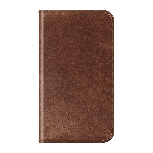 Кожаный чехол книжка Nomad Leather Folio Case для iPhone X Коричневый - Изображение 31653