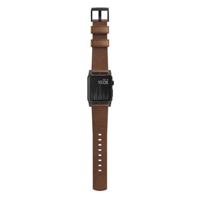 Ремешок кожаный Nomad Modern для Apple Watch (42мм) Черная застежка - Изображение 31847