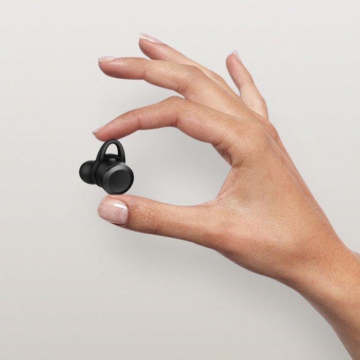 Беспроводные вакуумные Bluetooth наушники вкладыши с микрофоном Rock Space TWS Чёрные - Изображение 32343