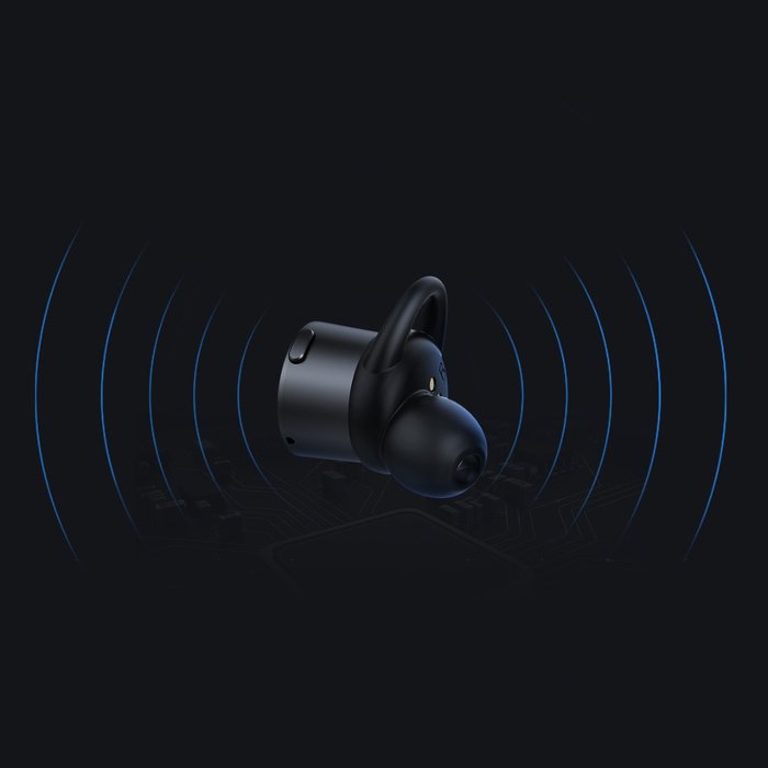 Беспроводные вакуумные Bluetooth наушники вкладыши с микрофоном Rock Space TWS Чёрные - Изображение 32353