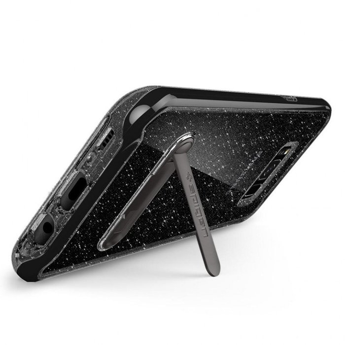 Силиконовый чехол накладка Spigen Neo Hybrid Crystal для Samsung Galaxy S8 Дымчатый - Изображение 6901