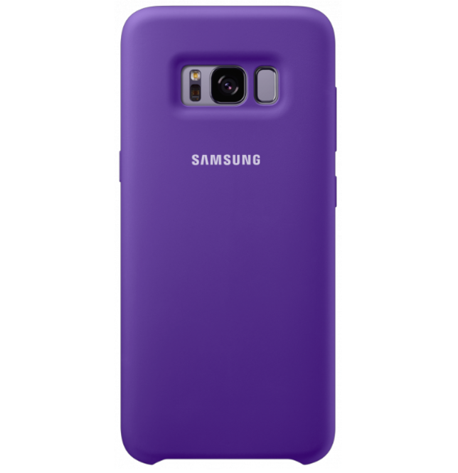 Силиконовый чехол накладка для Samsung Galaxy S8 Фиолетовый - Изображение 33039