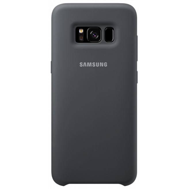 Силиконовый чехол накладка для Samsung Galaxy S8 Черный - Изображение 33055