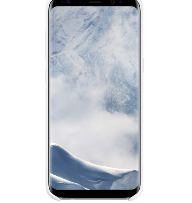 Силиконовый чехол накладка для Samsung Galaxy S8 Белый - Изображение 33075