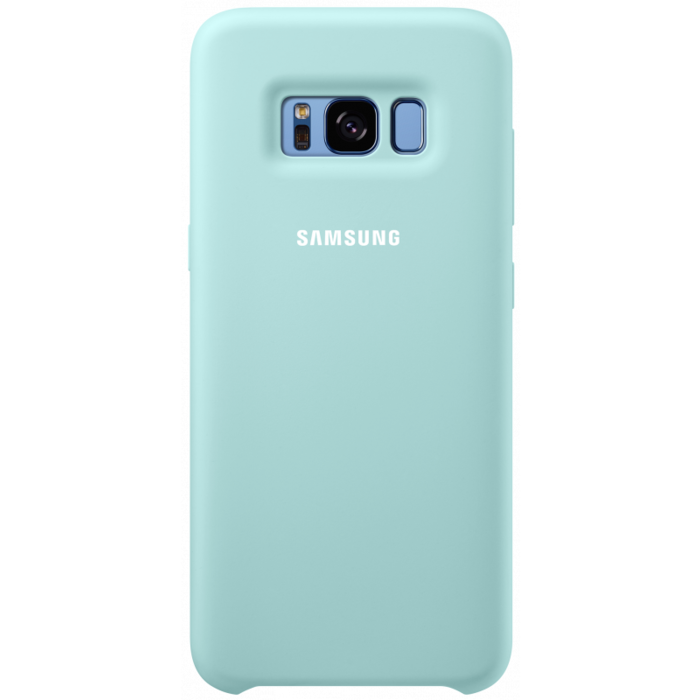 Силиконовый чехол накладка для Samsung Galaxy S8 Голубой - Изображение 33115