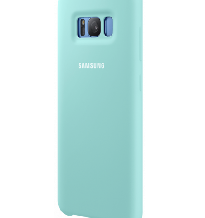 Силиконовый чехол накладка для Samsung Galaxy S8 Голубой - Изображение 33119