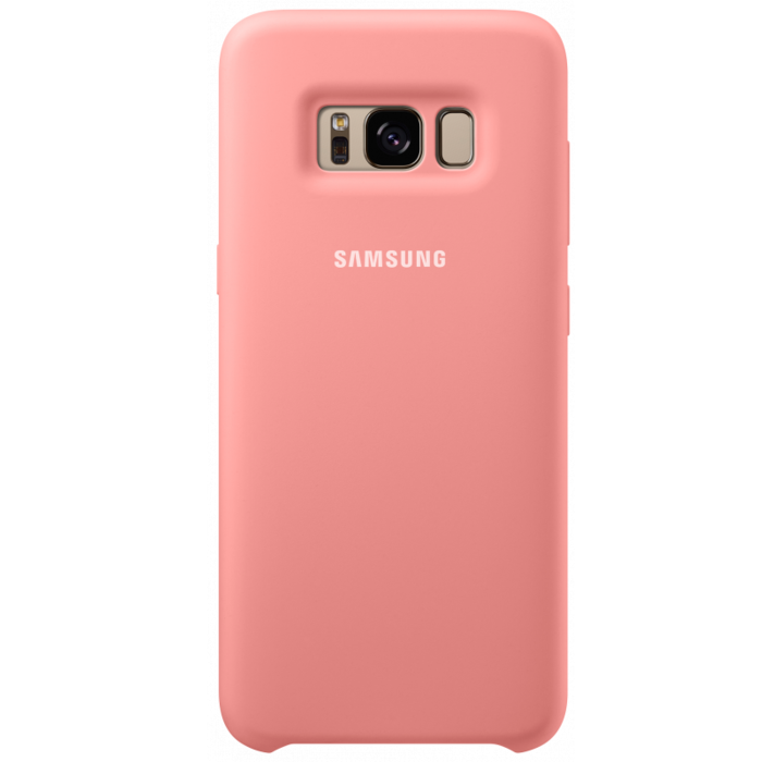 Силиконовый чехол накладка для Samsung Galaxy S8 Розовый - Изображение 33137