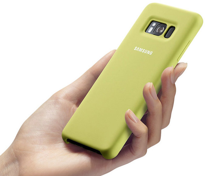 Силиконовый чехол накладка для Samsung Galaxy S8 Plus Зеленый - Изображение 33159