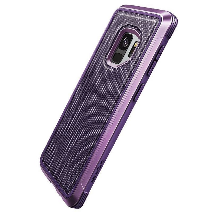 Противоударный чехол накладка X-Doria Defense Lux для Samsung Galaxy S9 Plus Фиолетовый - Изображение 33317