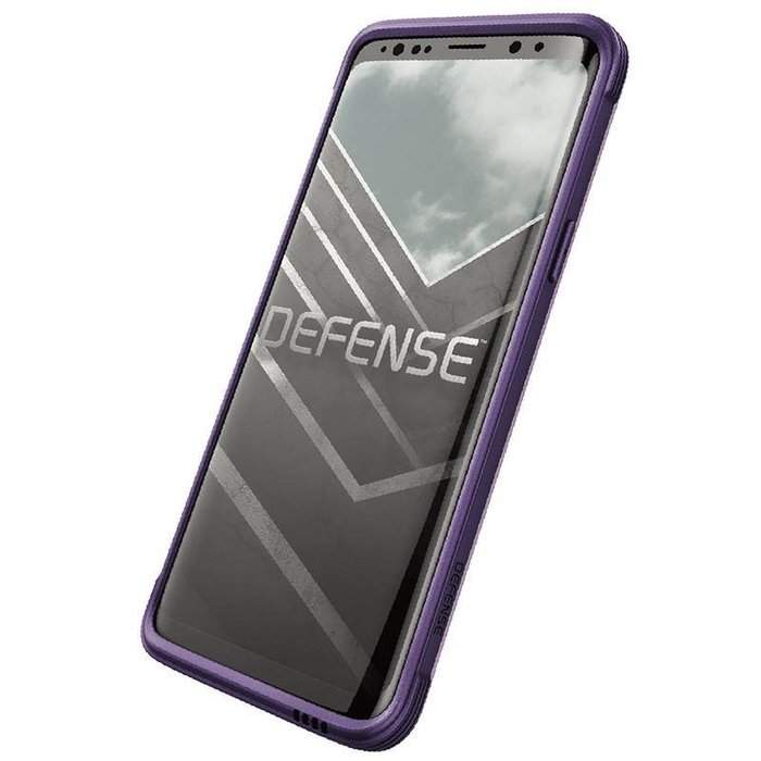Противоударный чехол накладка X-Doria Defense Lux для Samsung Galaxy S9 Plus Фиолетовый - Изображение 33319