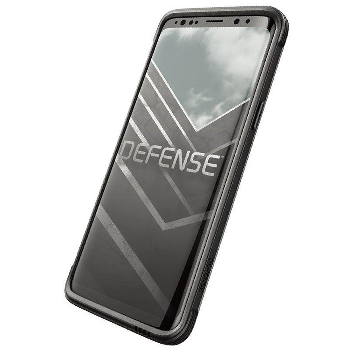 Противоударный кожаный чехол накладка X-Doria Defense Lux для Samsung Galaxy S9 Черный - Изображение 33427