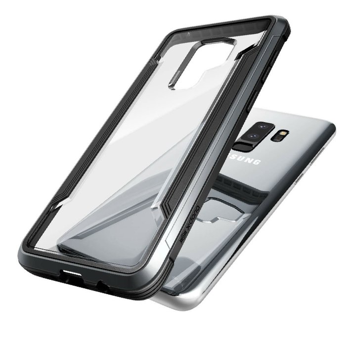 Противоударный чехол накладка X-Doria Defense Shield для Samsung Galaxy S9 Plus Черный - Изображение 33473