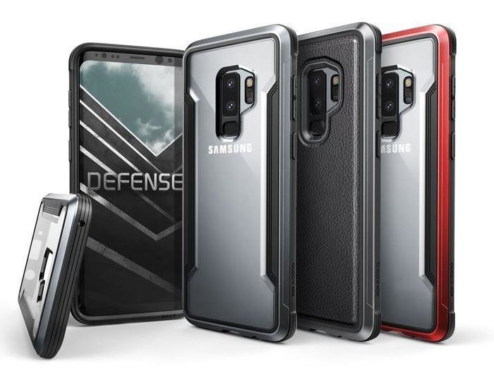 Противоударный чехол накладка X-Doria Defense Shield для Samsung Galaxy S9 Plus Черный - Изображение 33481