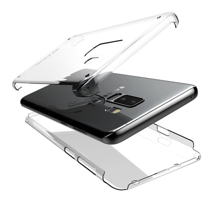 Чехол накладка X-Doria Defense 360 для Samsung Galaxy S9 Plus Прозрачная - Изображение 33623