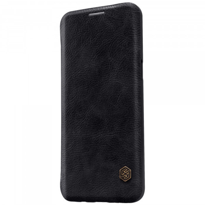 Кожаный чехол книжка Nillkin Qin Series для Samsung Galaxy S9 Черный - Изображение 33637