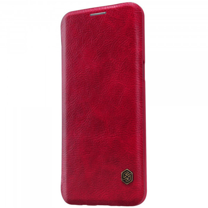 Кожаный чехол книжка Nillkin Qin Series для Samsung Galaxy S9 Красный - Изображение 33657