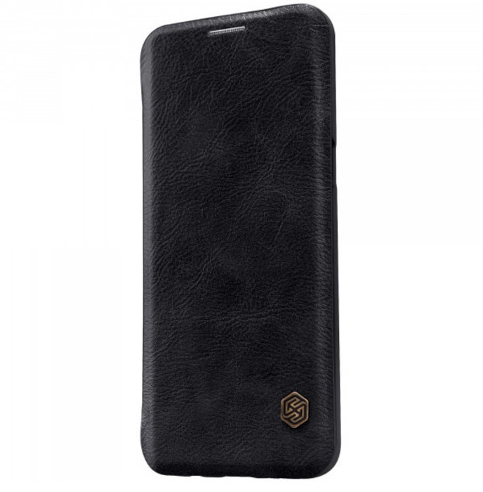 Кожаный чехол книжка Nillkin Qin Series для Samsung Galaxy S9 Plus Черный - Изображение 33717