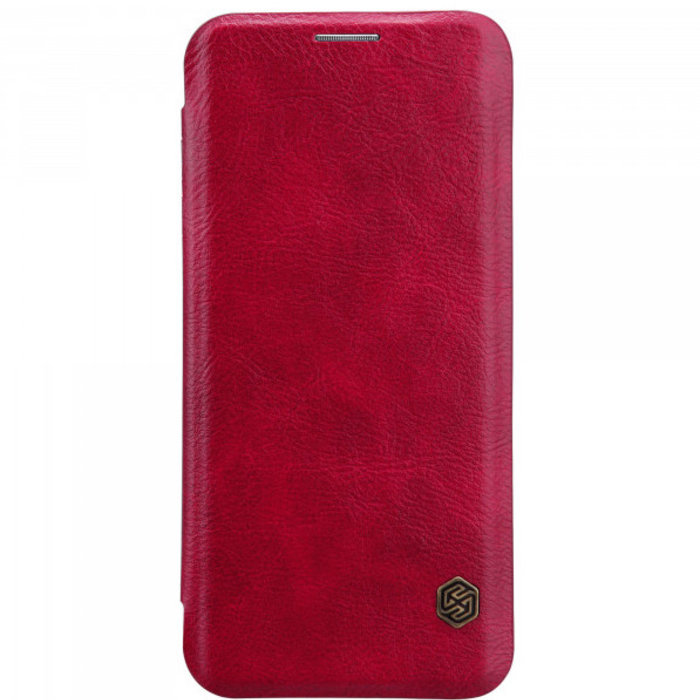 Кожаный чехол книжка Nillkin Qin Series для Samsung Galaxy S9 Plus Красный - Изображение 33761
