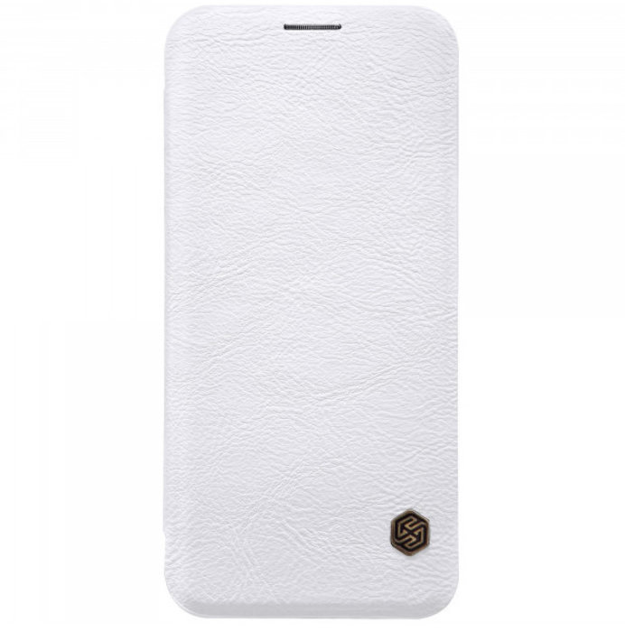 Кожаный чехол книжка Nillkin Qin Series для Samsung Galaxy S9 Plus Белый - Изображение 33817