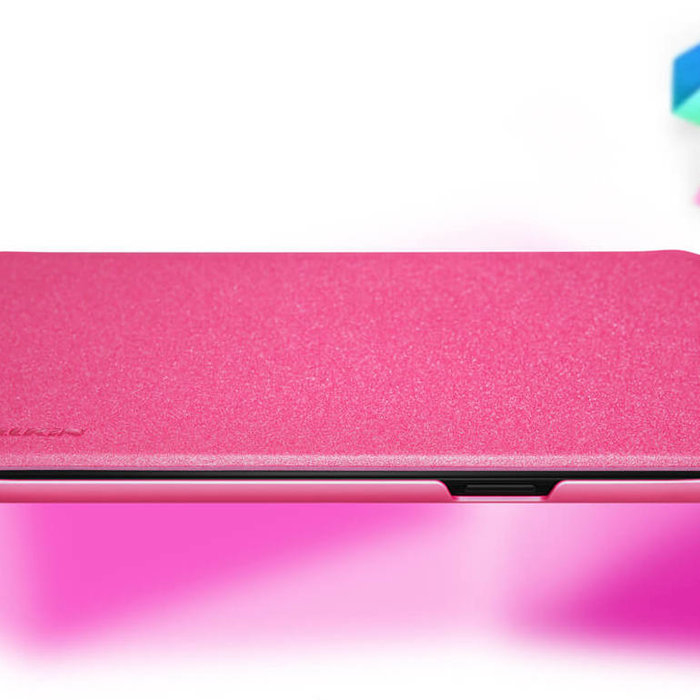 Кожаный чехол книжка Nillkin Sparkle для Samsung Galaxy S9 Plus Розовый - Изображение 33889