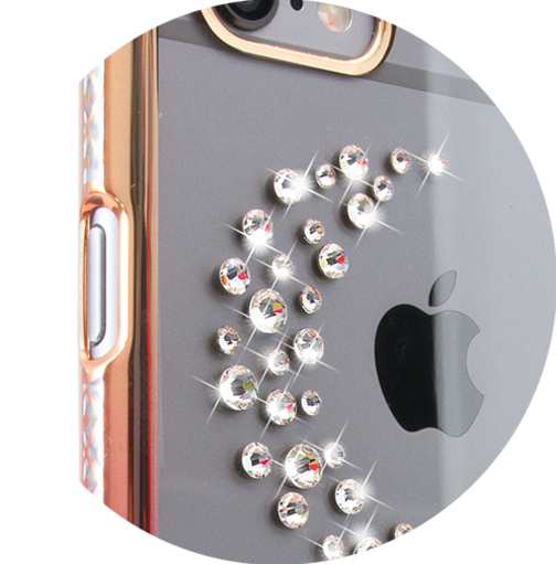 Чехол Swarovski Kingxbar Sky Rose для iPhone 6S Сердце - Изображение 7903