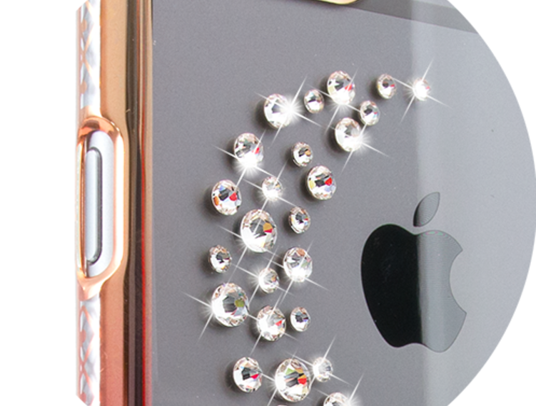 Чехол Swarovski Kingxbar Sky Rose для iPhone 6 / 6S Ожерелье