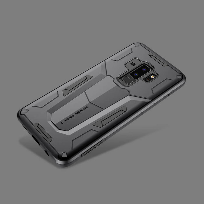 Противоударный чехол накладка Nillkin Defender 2 для Samsung Galaxy S9 Plus Черный - Изображение 34005