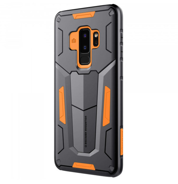 Противоударный чехол накладка Nillkin Defender 2 для Samsung Galaxy S9 Plus Оранжевый - Изображение 34027